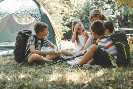 Campen mit Kindern